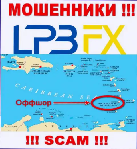LPBFX безнаказанно оставляют без средств, т.к. находятся на территории - Saint Vincent and the Grenadines