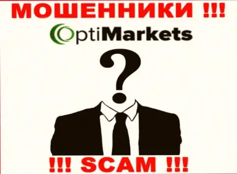 OptiMarket Co являются мошенниками, в связи с чем скрыли инфу о своем руководстве