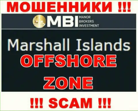 Контора Манор Брокерс Инвестмент - это интернет-кидалы, базируются на территории Marshall Islands, а это офшорная зона