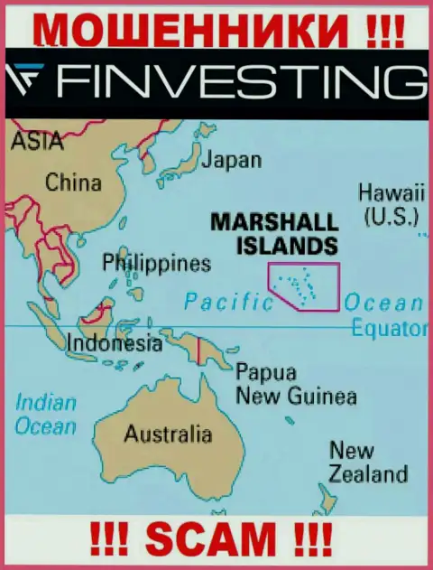 Marshall Islands - юридическое место регистрации конторы Finvestings Com