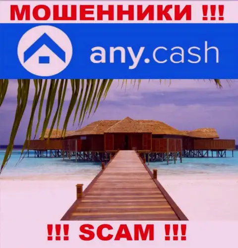 Махинаторы Any Cash не показывают адрес регистрации организации - ВОРЮГИ !!!