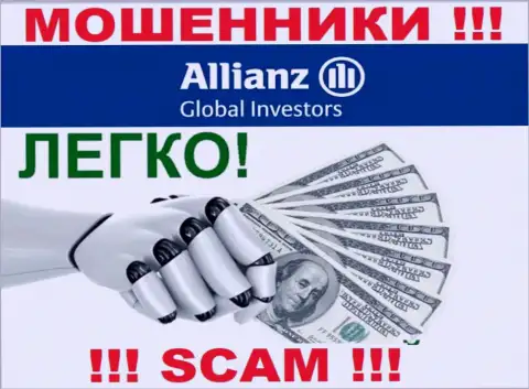 С конторой Allianz Global Investors не сумеете заработать, затащат в свою компанию и сольют подчистую