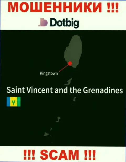 DotBig имеют офшорную регистрацию: Kingstown, St. Vincent and the Grenadines - будьте крайне бдительны, мошенники