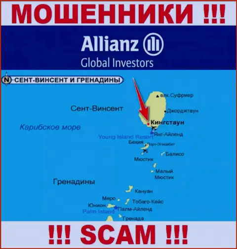 АлльянсГлобалИнвесторс беспрепятственно грабят, потому что расположены на территории - Kingstown, St. Vincent and the Grenadines