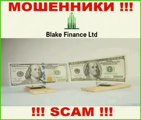 В ДЦ Blake Finance Ltd заставляют оплатить дополнительно сбор за возврат вложенных денежных средств - не стоит вестись