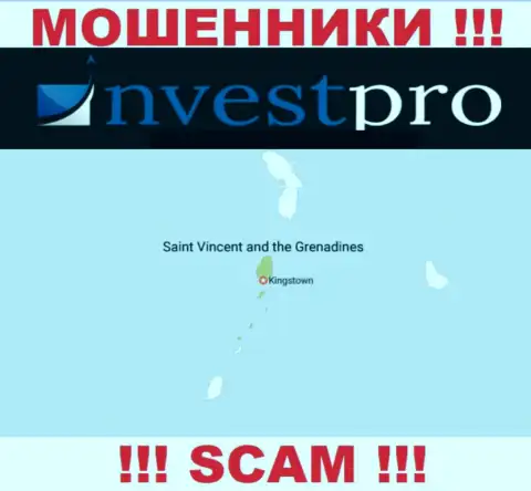 Махинаторы NvestPro расположились на офшорной территории - St. Vincent & the Grenadines