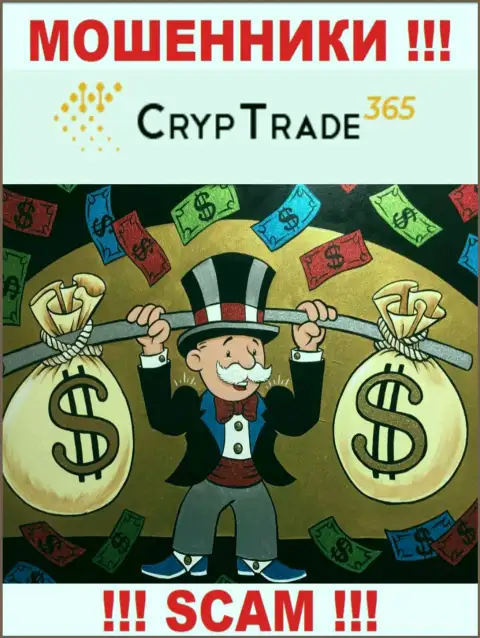 Не взаимодействуйте с брокерской конторой CrypTrade 365, крадут и первоначальные депозиты и внесенные дополнительно денежные средства