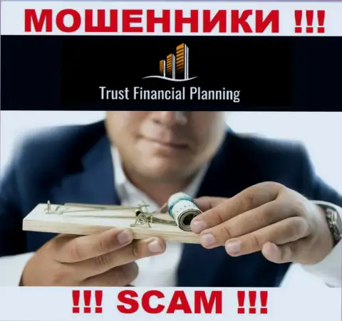 Взаимодействуя с брокерской организацией TrustFinancial Planning Вы не увидите ни копейки - не вводите дополнительно денежные активы