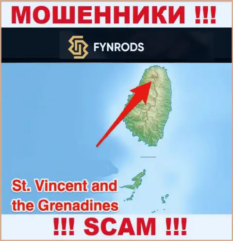 ФинродсИнвестментсКорп - это ВОРЮГИ, которые официально зарегистрированы на территории - Saint Vincent and the Grenadines