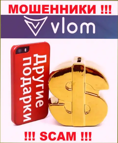 Будьте бдительны, в брокерской компании Vlom присваивают и изначальный депозит и все дополнительные комиссии