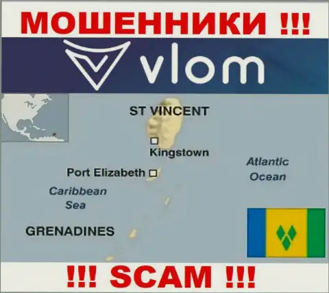 Vlom Com расположились на территории - Saint Vincent and the Grenadines, избегайте взаимодействия с ними